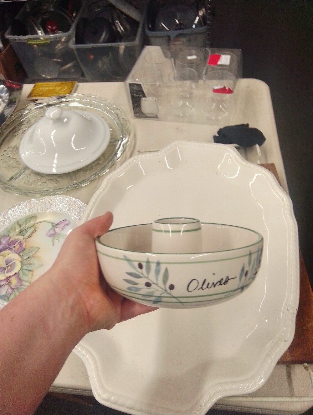 Hand painted Tea Pot - Picture 2 of 5